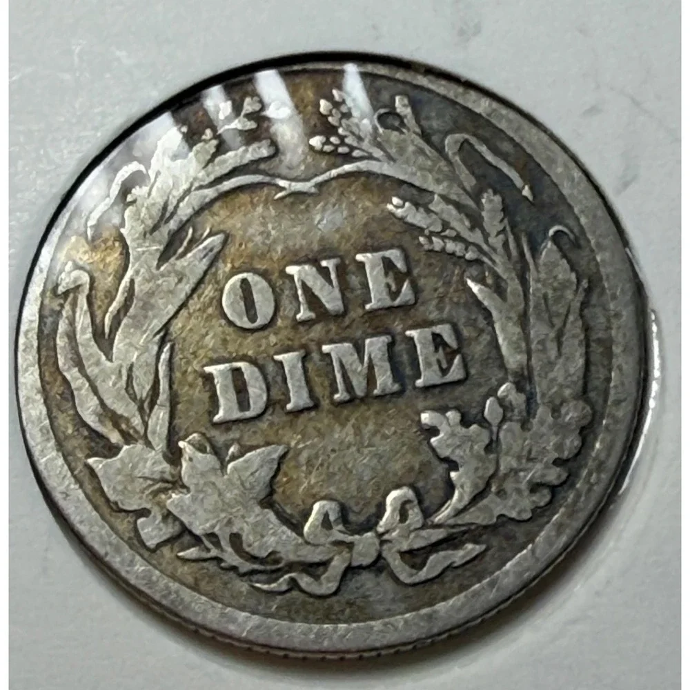 Lot of 6 Barber Silver Dimes 1902-O 1905-S 1909 1911 1912-S 1914-P US Coins